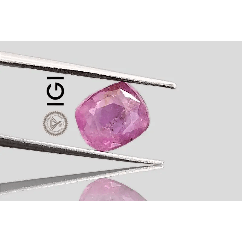 2.42ct IGI Certified Ruby, 100% Natural Untreated Gem - SMSGEMS 