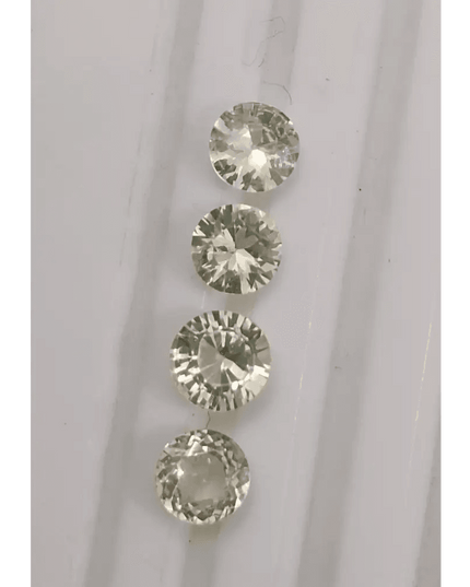 2.42ct Round Cut Ceylon Sapphire lot, Natural untreated Gemstones - SMSGEMS 