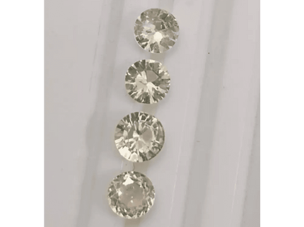 2.42ct Round Cut Ceylon Sapphire lot, Natural untreated Gemstones - SMSGEMS 