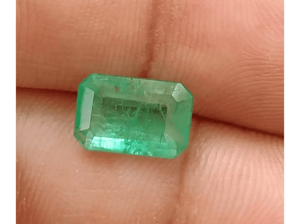 2.44ct Velvet Green Zambian Emerald, Natural Earth Mined Gemstone - SMSGEMS 
