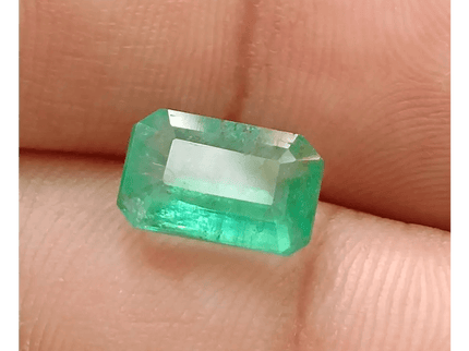 2.44ct Velvet Green Zambian Emerald, Natural Earth Mined Gemstone - SMSGEMS 