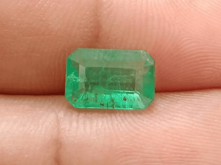 2.44ct Velvet Green Zambian Emerald, Natural Earth Mined Gemstone - SMSGEMS 