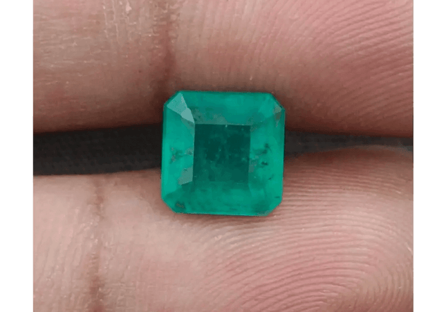 2.45ct Zambian Emerald, Natural Earth Mined Gemstone - SMSGEMS 