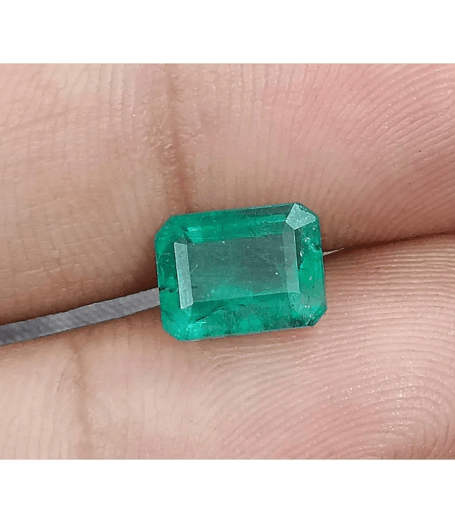 2.46ct Zambian Emerald, Natural Gemstone - SMSGEMS 