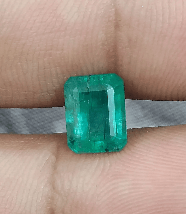 2.46ct Zambian Emerald, Natural Gemstone - SMSGEMS 