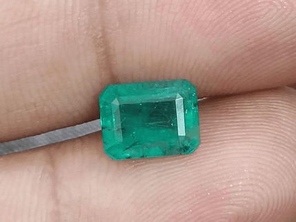 2.46ct Zambian Emerald, Natural Gemstone - SMSGEMS 