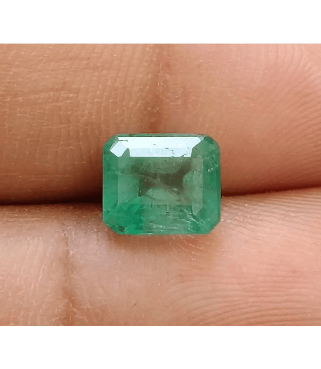 2.47ct Zambian Emerald , 100% Natural Earth Mined Gem. - SMSGEMS 
