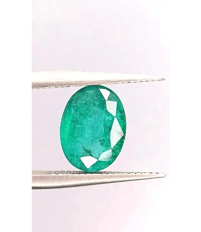 2.47ct IGI Certified Zambian Emerald, 100% Natural Emerald - SMSGEMS 