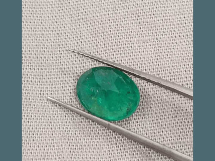 2.52ct Natural Deep Colombian Emerald - SMSGEMS 
