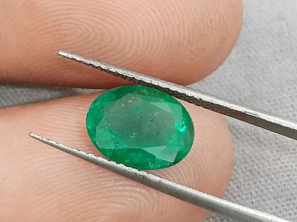 2.52ct Natural Deep Colombian Emerald - SMSGEMS 