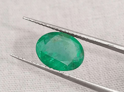 2.52ct Natural Deep Colombian Emerald - SMSGEMS 