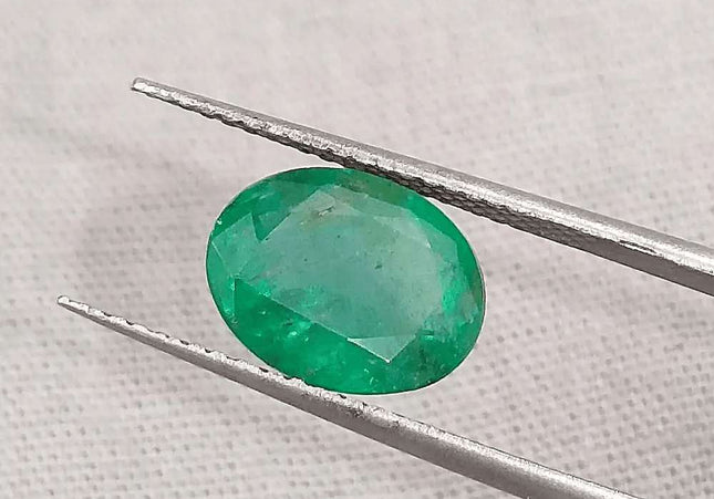 2.52ct Natural Deep Colombian Emerald - SMSGEMS 