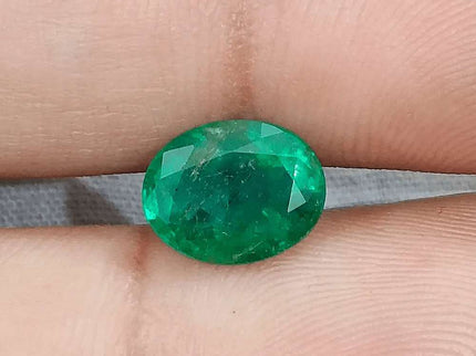 2.52ct Natural Deep Colombian Emerald - SMSGEMS 