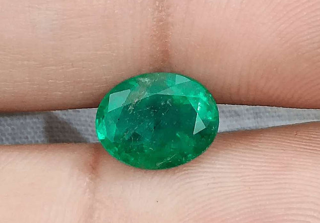 2.52ct Natural Deep Colombian Emerald - SMSGEMS 
