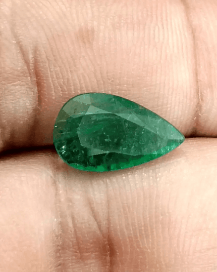 2.54ct Zambian Emerald, 100% Natural Earthmined Gem - SMSGEMS 