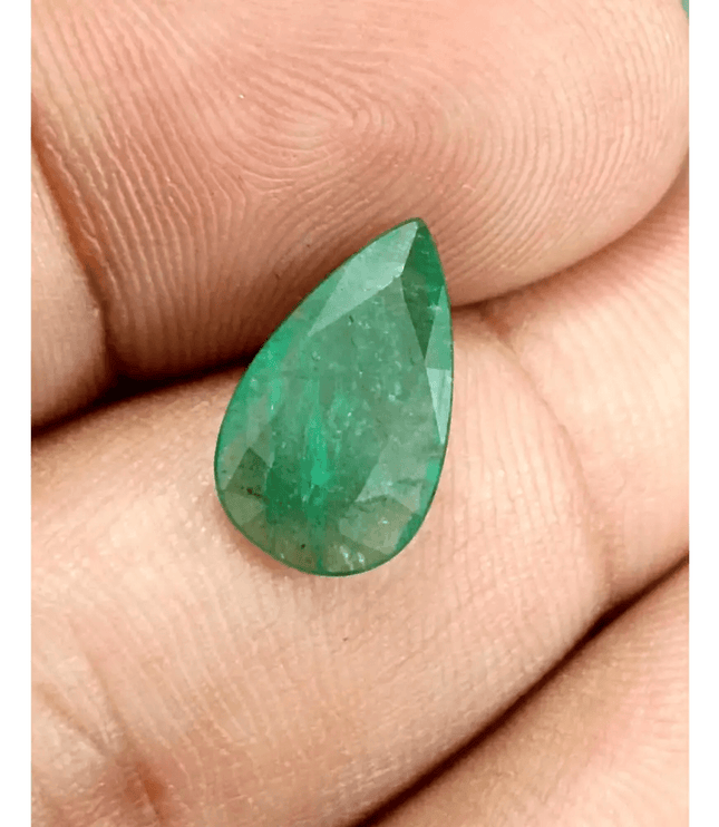 2.54ct Zambian Emerald, 100% Natural Earthmined Gem - SMSGEMS 
