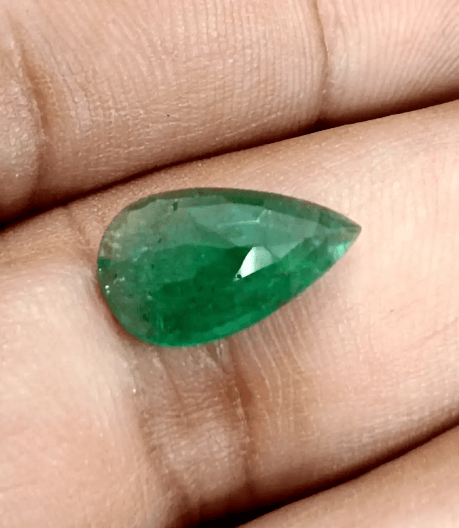 2.54ct Zambian Emerald, 100% Natural Earthmined Gem - SMSGEMS 