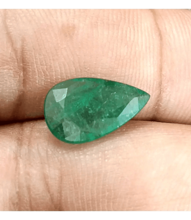 2.54ct Zambian Emerald, 100% Natural Earthmined Gem - SMSGEMS 