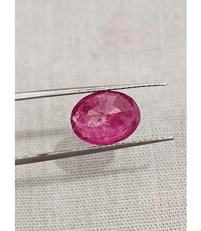 2.54ct Certified Mozambique Ruby, Natural Untreated Gemstone - SMSGEMS 