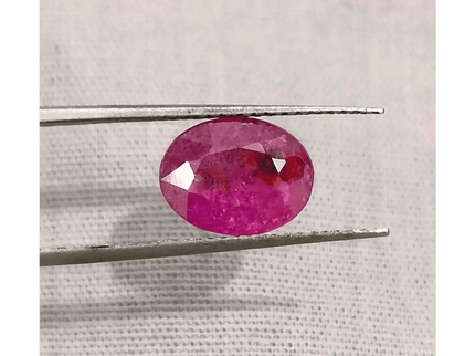2.54ct Certified Mozambique Ruby, Natural Untreated Gemstone - SMSGEMS 