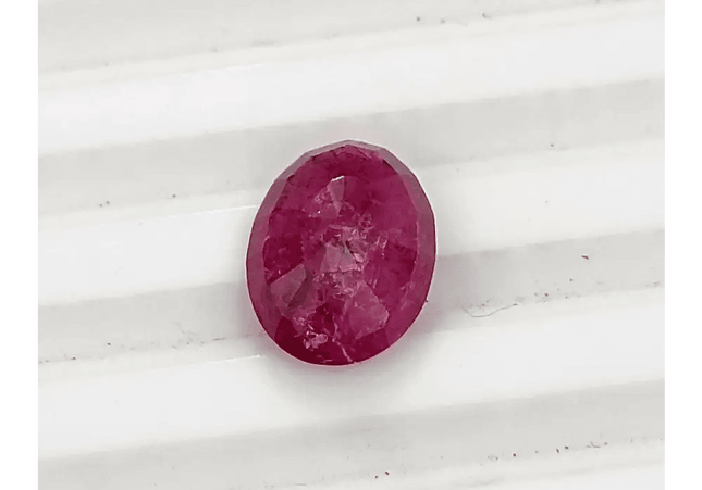 2.54ct Certified Mozambique Ruby, Natural Untreated Gemstone - SMSGEMS 