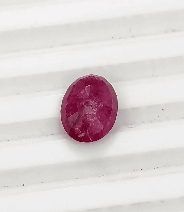 2.54ct Certified Mozambique Ruby, Natural Untreated Gemstone - SMSGEMS 