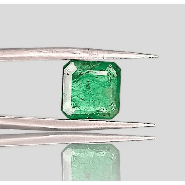 2.55ct Zambian Emerald , 100% Natural Gem - SMSGEMS 