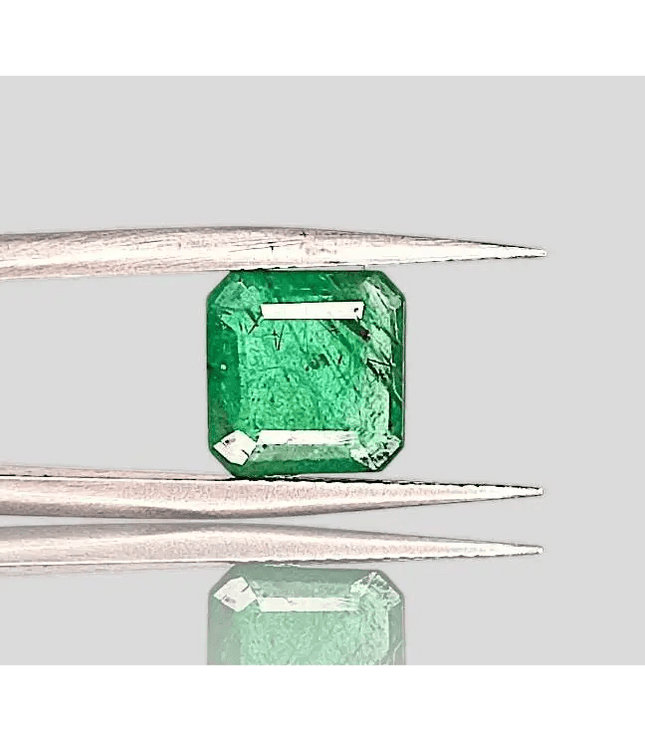 2.55ct Zambian Emerald , 100% Natural Gem - SMSGEMS 
