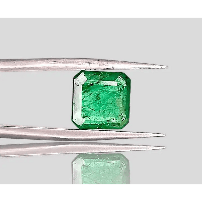 2.55ct Zambian Emerald , 100% Natural Gem - SMSGEMS 