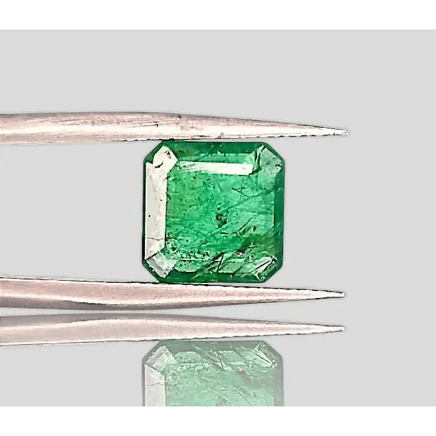 2.55ct Zambian Emerald , 100% Natural Gem - SMSGEMS 