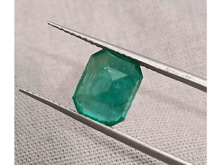 2.55ct Deep Green Emerald , Natural Earth Mined Gemstone - SMSGEMS 