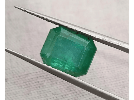 2.55ct Deep Green Emerald , Natural Earth Mined Gemstone - SMSGEMS 