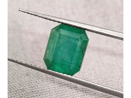 2.55ct Deep Green Emerald , Natural Earth Mined Gemstone - SMSGEMS 