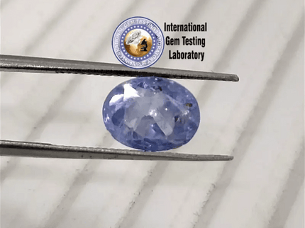2.56ct Certified Blue Ceylon Sapphire, Natural untreated Gem - SMSGEMS 
