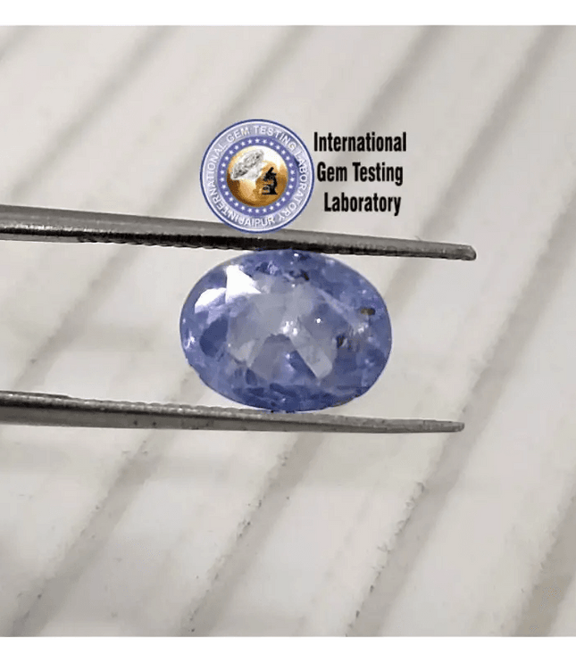 2.56ct Certified Blue Ceylon Sapphire, Natural untreated Gem - SMSGEMS 