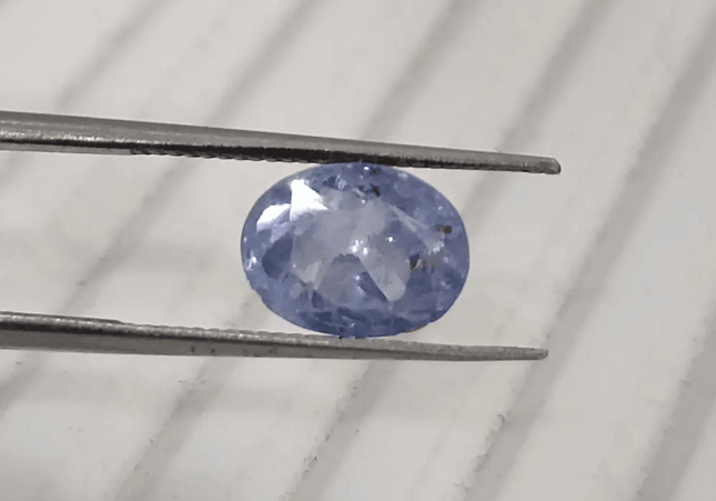 2.56ct Certified Blue Ceylon Sapphire, Natural untreated Gem - SMSGEMS 