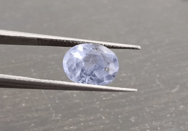 2.56ct Certified Blue Ceylon Sapphire, Natural untreated Gem - SMSGEMS 