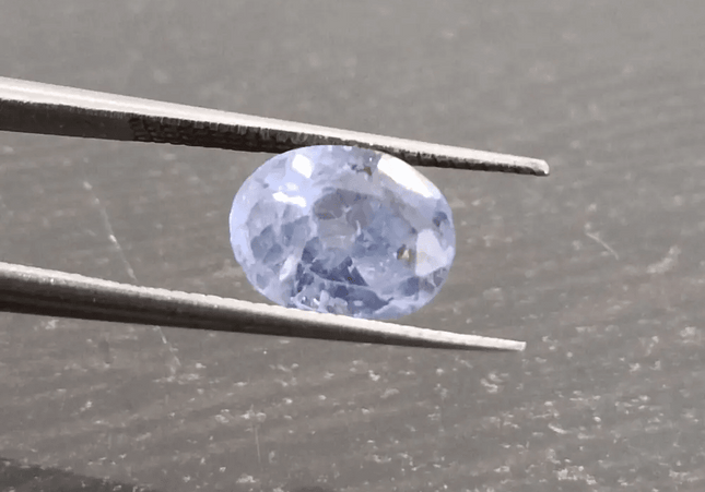2.56ct Certified Blue Ceylon Sapphire, Natural untreated Gem - SMSGEMS 