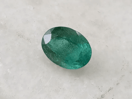 2.56ct Medium Deep Zambian Emerald , 100% Natural Earth Mined Gem. - SMSGEMS 
