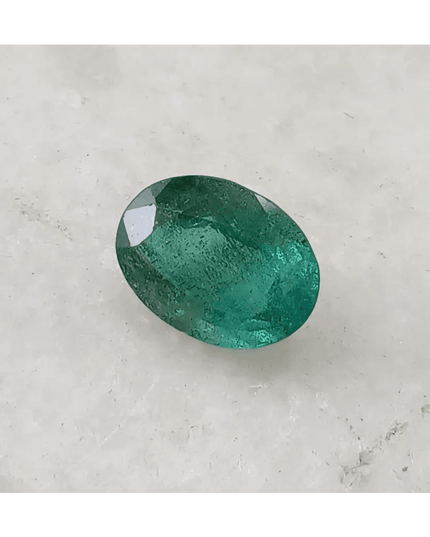 2.56ct Medium Deep Zambian Emerald , 100% Natural Earth Mined Gem. - SMSGEMS 