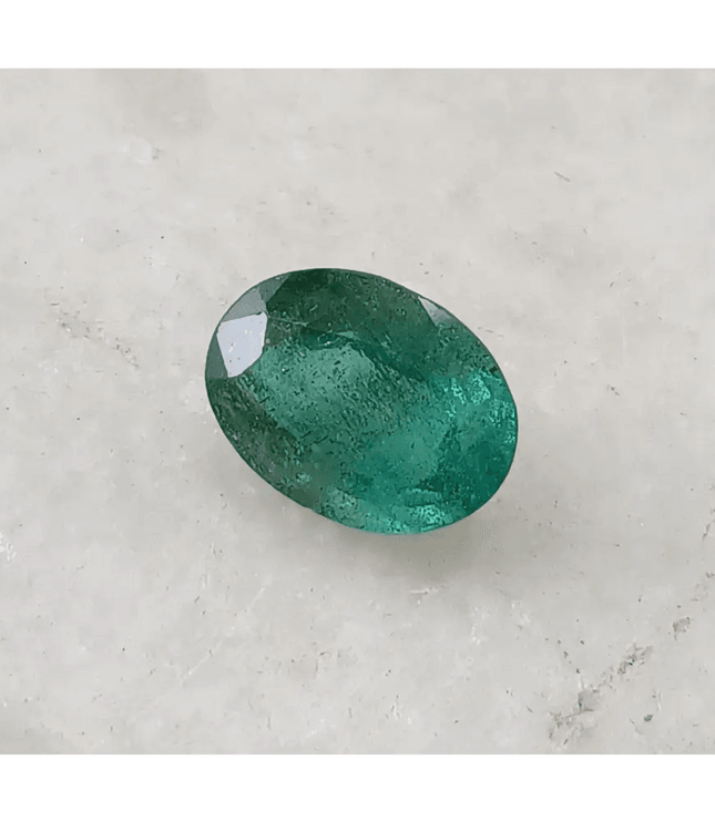 2.56ct Medium Deep Zambian Emerald , 100% Natural Earth Mined Gem. - SMSGEMS 