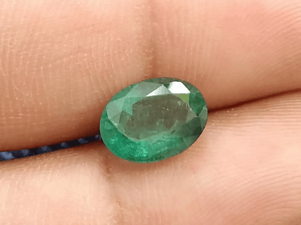 2.56ct Medium Deep Zambian Emerald , 100% Natural Earth Mined Gem. - SMSGEMS 