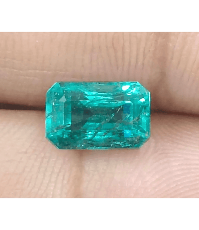 2.57ct Zambian Emerald, Natural Gemstone - SMSGEMS 