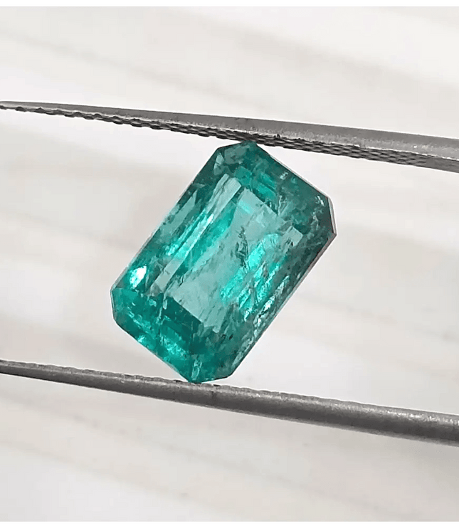 2.57ct Zambian Emerald, Natural Gemstone - SMSGEMS 