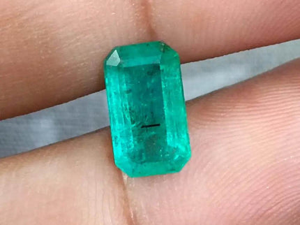 2.60ct Vivid Green Zambian Emerald, Natural Gemstone - SMSGEMS 