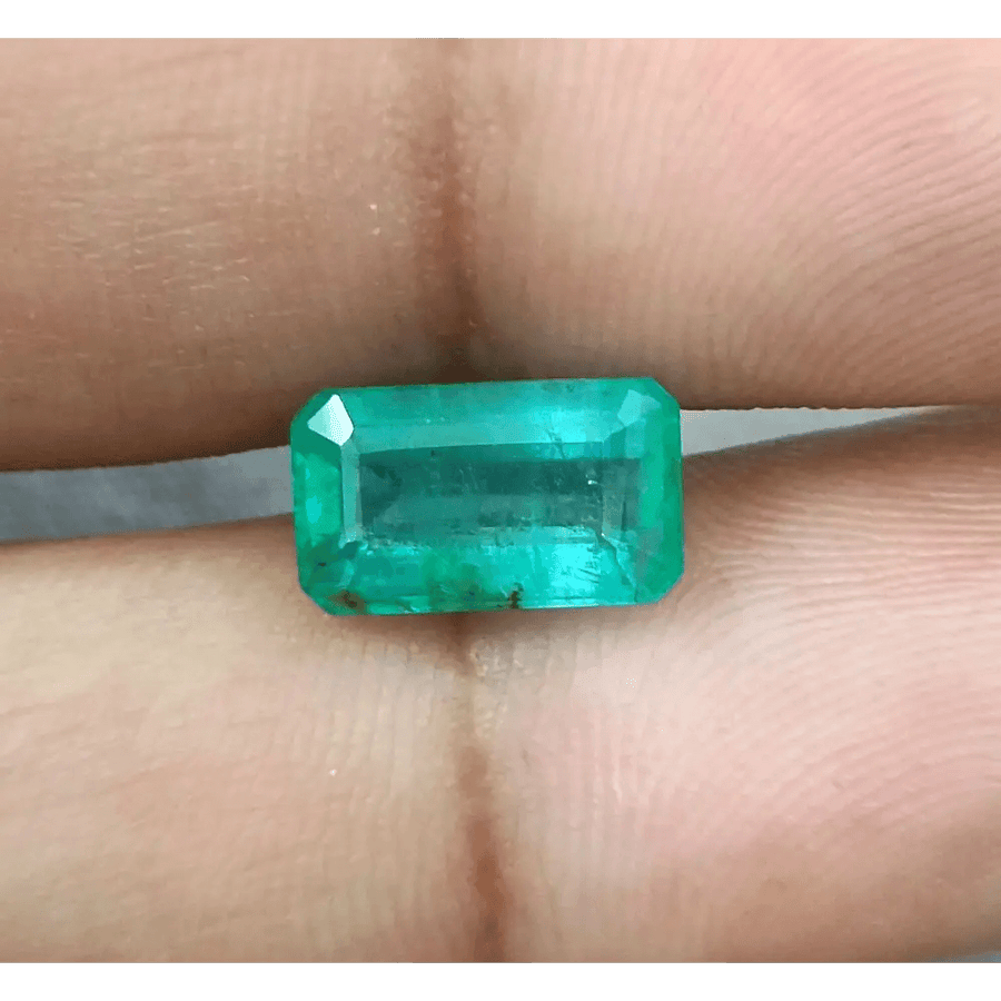 2.63ct Zambian Emerald, 100% Natural Gemstone - SMSGEMS 