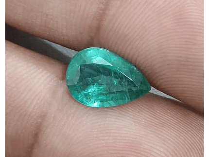2.63ct Medium Deep Green Zambian Emerald, Natural Earth Mined Gemstone - SMSGEMS 