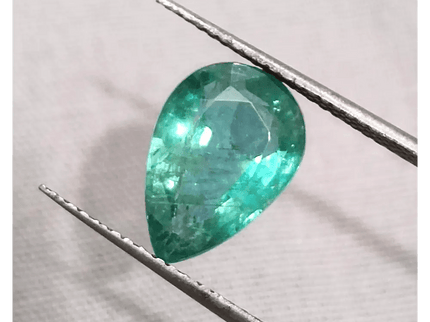 2.63ct Medium Deep Green Zambian Emerald, Natural Earth Mined Gemstone - SMSGEMS 