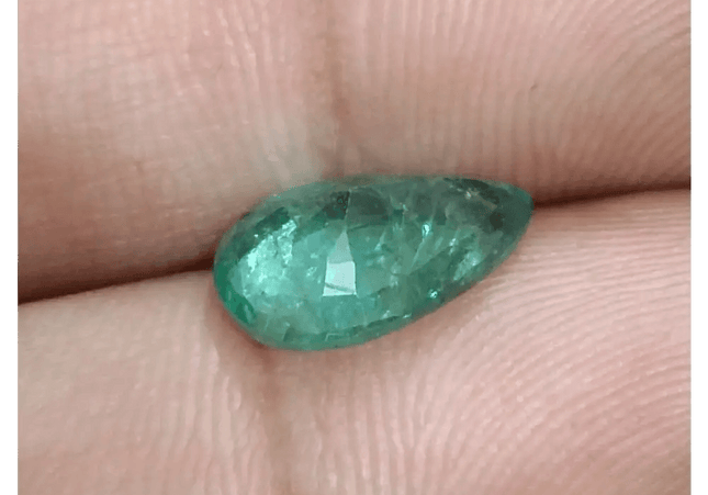 2.63ct Medium Deep Green Zambian Emerald, Natural Earth Mined Gemstone - SMSGEMS 
