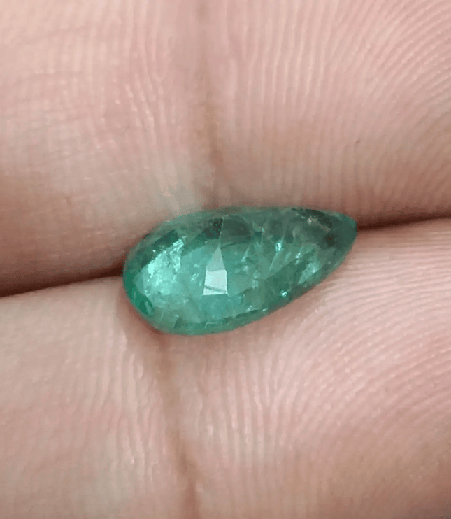 2.63ct Medium Deep Green Zambian Emerald, Natural Earth Mined Gemstone - SMSGEMS 
